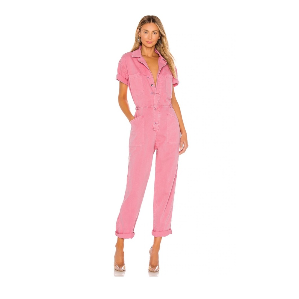 NWT Pistola Grover Jumpsuit in Flamingo Pink